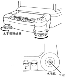 精密分析天平水平泡调整方法(图1) 精密分析天平水平泡调整方法(图1)